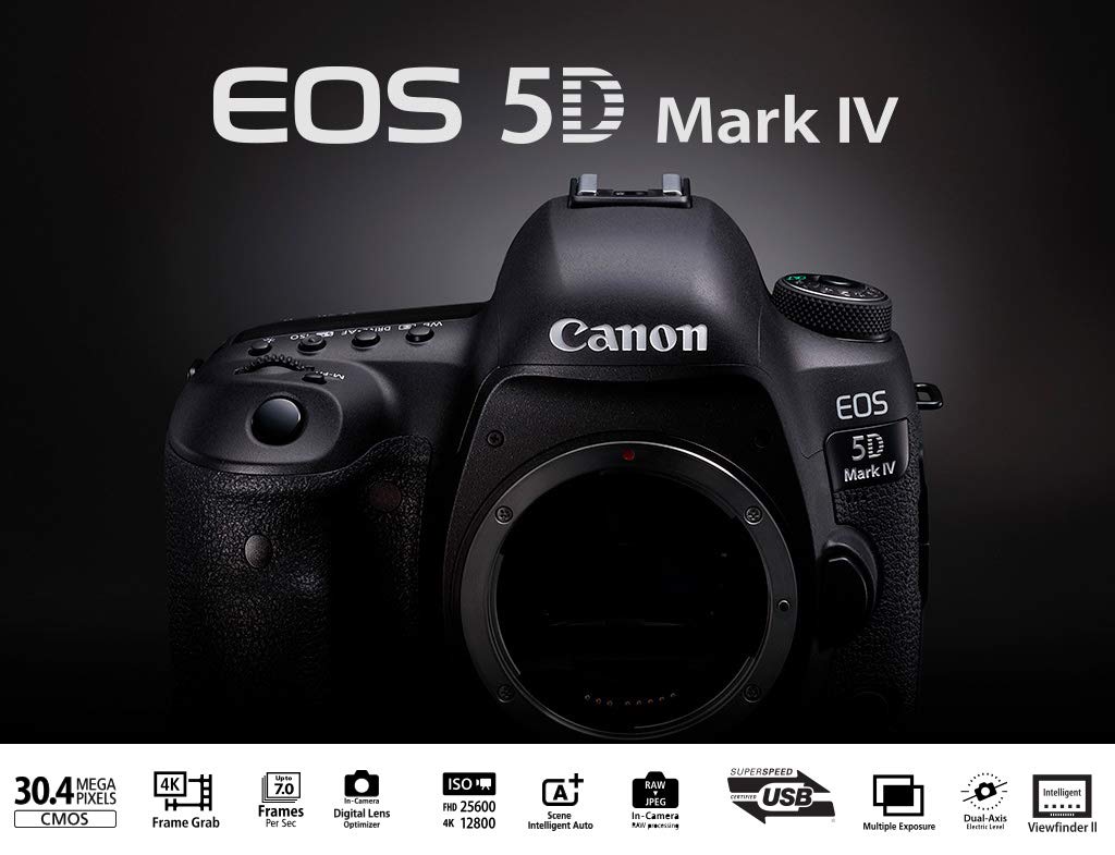 Canon EOS 5D Mark IV DSLR Camera +70-200mm f/2.8L Lens (Intl Model